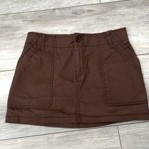 Wild Fable Brown Cargo Mini Skirts Size Small